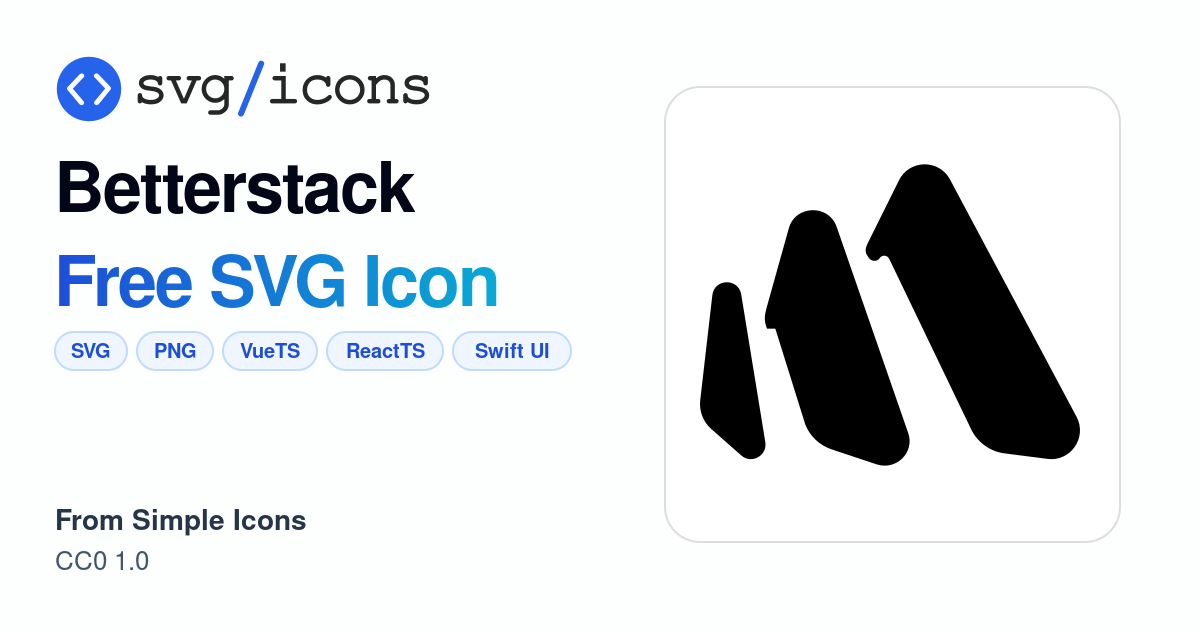 Betterstack SVG Icon - Free Betterstack PNG & SVG Download