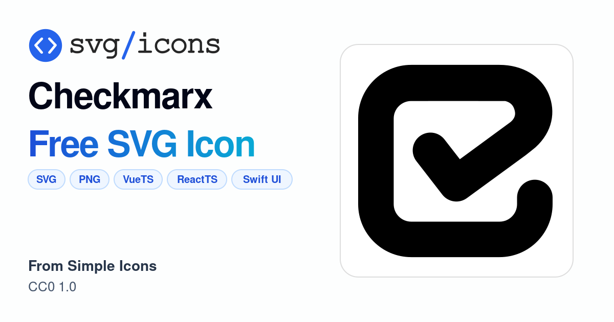Checkmarx SVG Icon - Free Checkmarx PNG & SVG Download