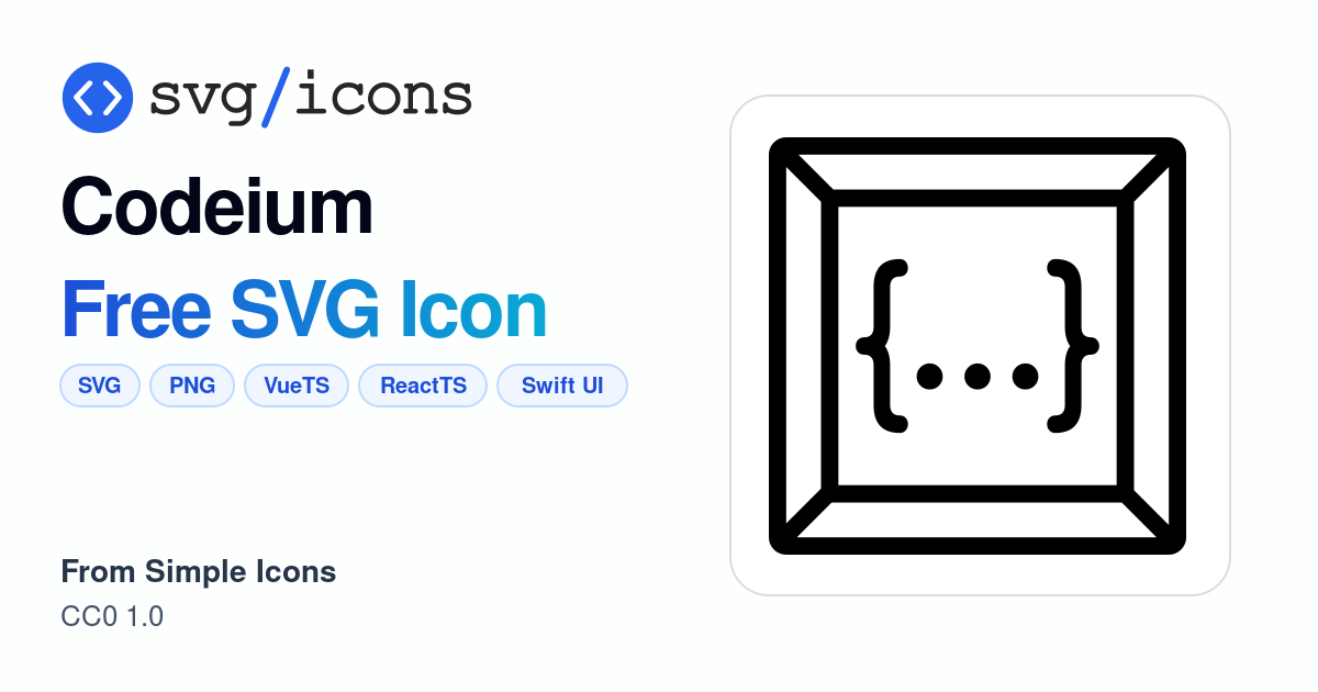 Codeium SVG Icon - Free Codeium PNG & SVG Download