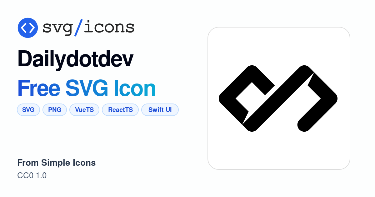 Dailydotdev SVG Icon - Free Dailydotdev PNG & SVG Download