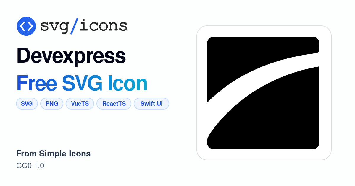Devexpress SVG Icon - Free Devexpress PNG & SVG Download