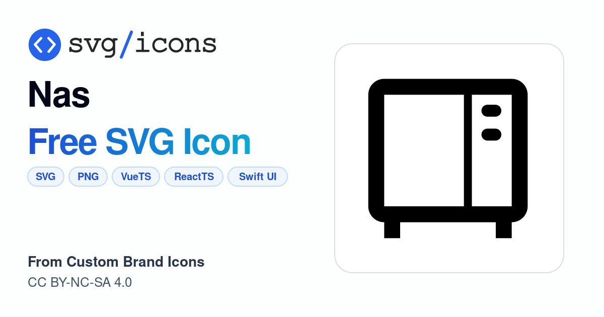 Nas SVG Icon - Free Nas PNG & SVG Download