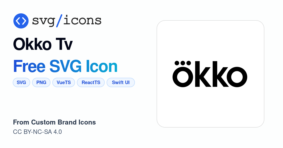Okko-tv SVG Icon - Free Okko-tv PNG & SVG Download