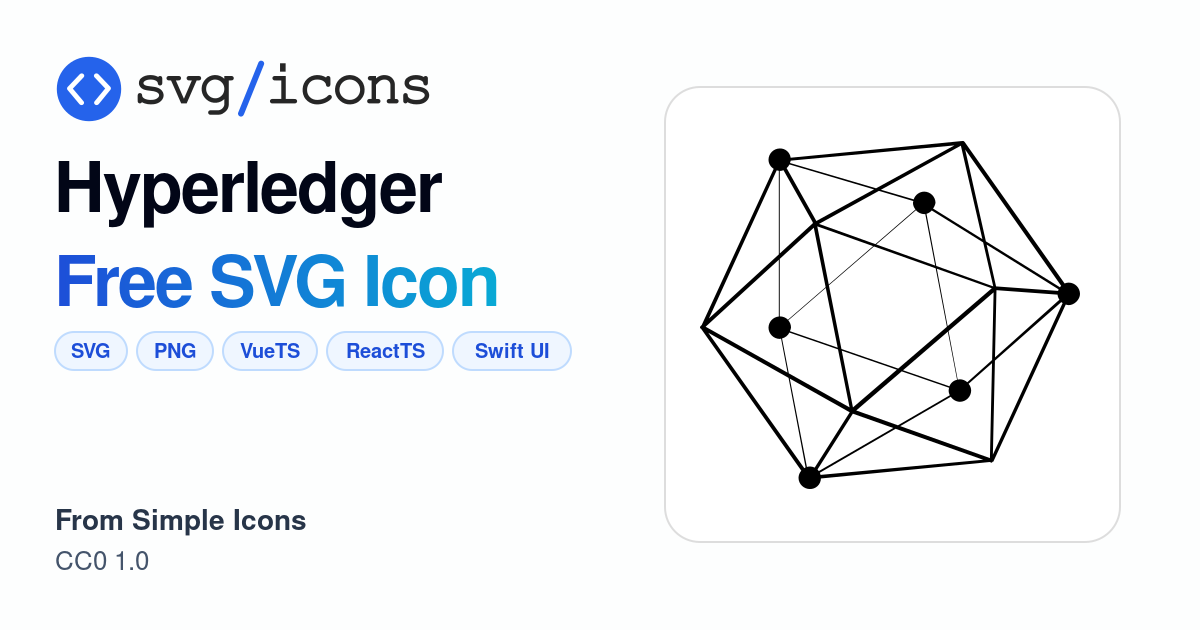 Hyperledger SVG Icon - Free Hyperledger PNG & SVG Download