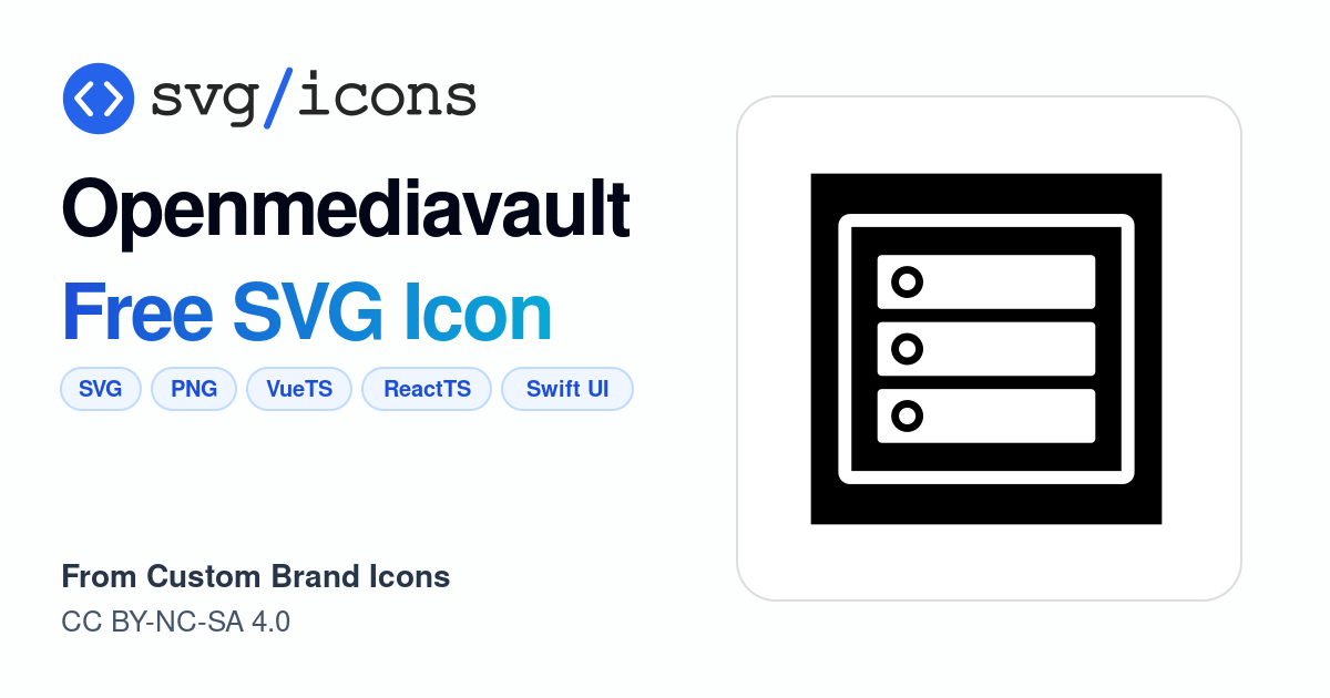 Openmediavault SVG Icon - Free Openmediavault PNG & SVG Download