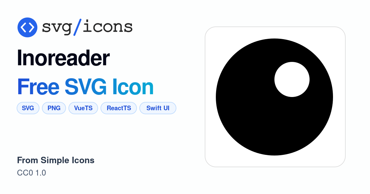 Inoreader SVG Icon - Free Inoreader PNG & SVG Download