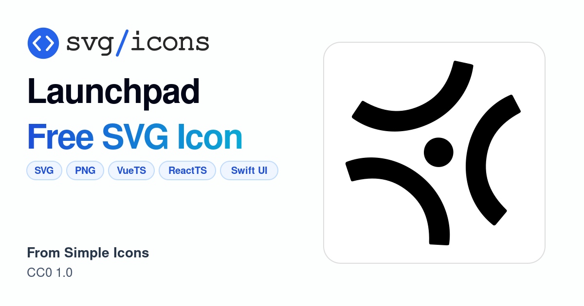 Launchpad SVG Icon - Free Launchpad PNG & SVG Download