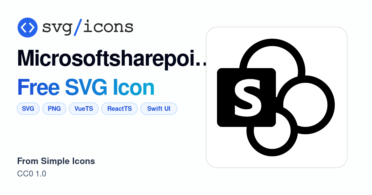 Microsoftsharepoint SVG Icon - Free Microsoftsharepoint PNG & SVG Download