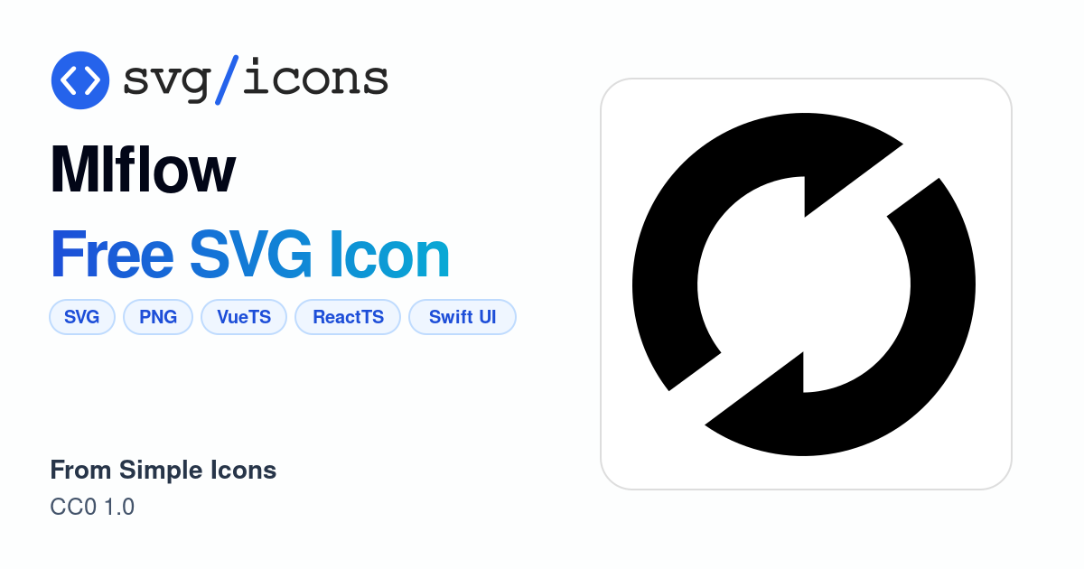 Mlflow SVG Icon - Free Mlflow PNG & SVG Download