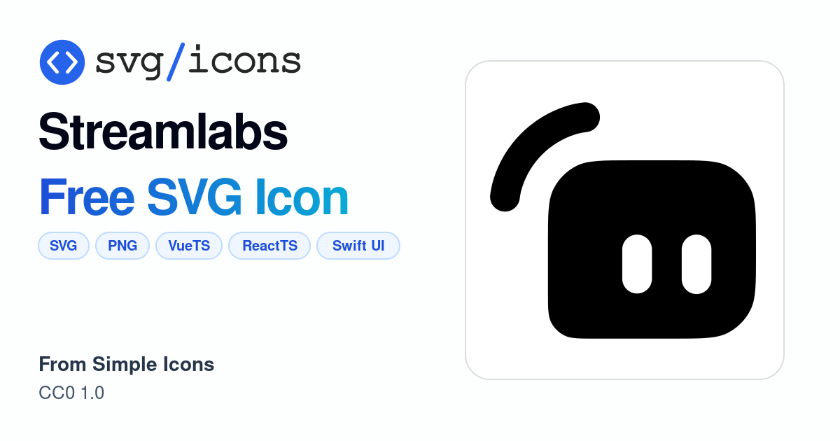 Streamlabs SVG Icon - Free Streamlabs PNG & SVG Download