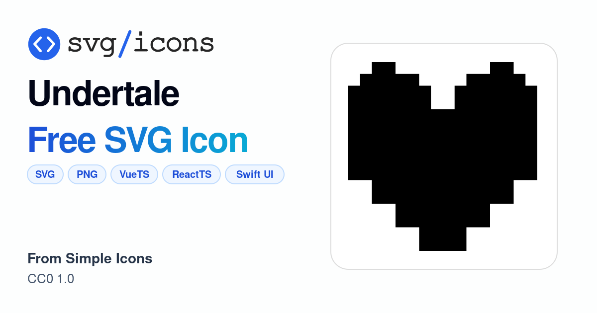 Undertale SVG Icon - Free Undertale PNG & SVG Download
