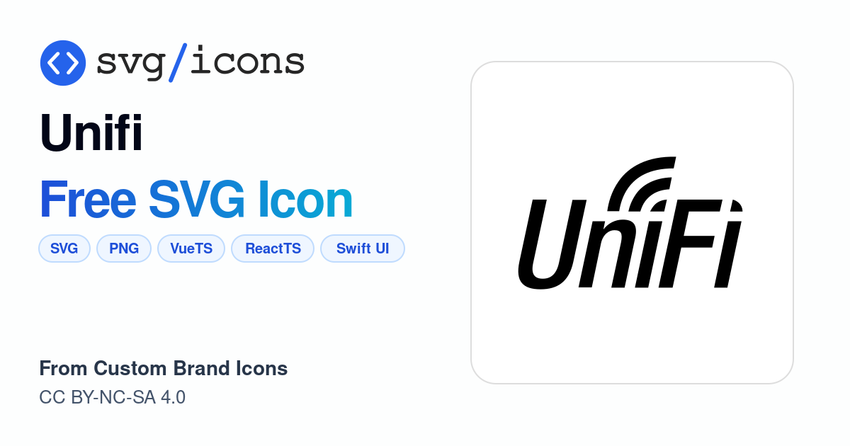 Unifi SVG Icon - Free Unifi PNG & SVG Download