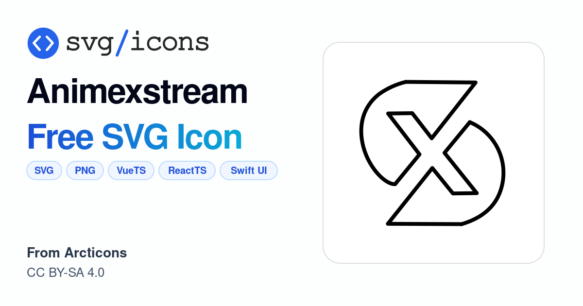 Animexstream SVG Icon - Free Animexstream PNG & SVG Download