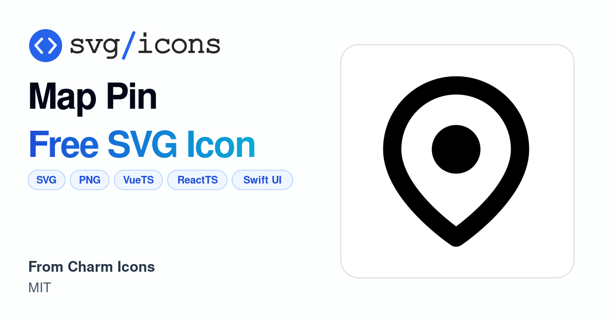 Map-pin SVG Icon - Free Map-pin PNG & SVG Download