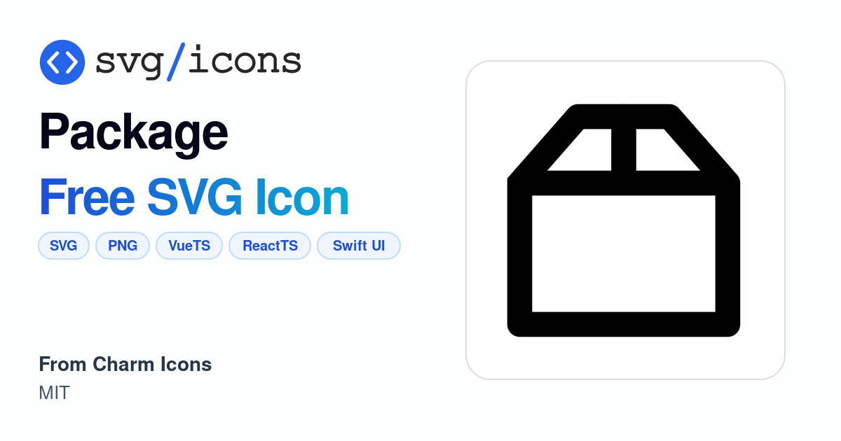 Package SVG Icon - Free Package PNG & SVG Download