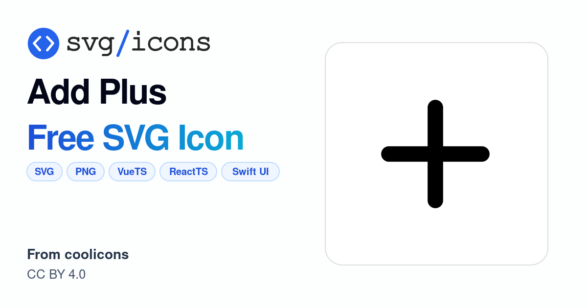 Add-plus SVG Icon - Free Add-plus PNG & SVG Download
