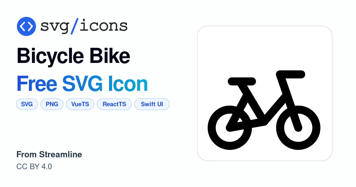 Bicycle-bike SVG Icon - Free Bicycle-bike PNG & SVG Download