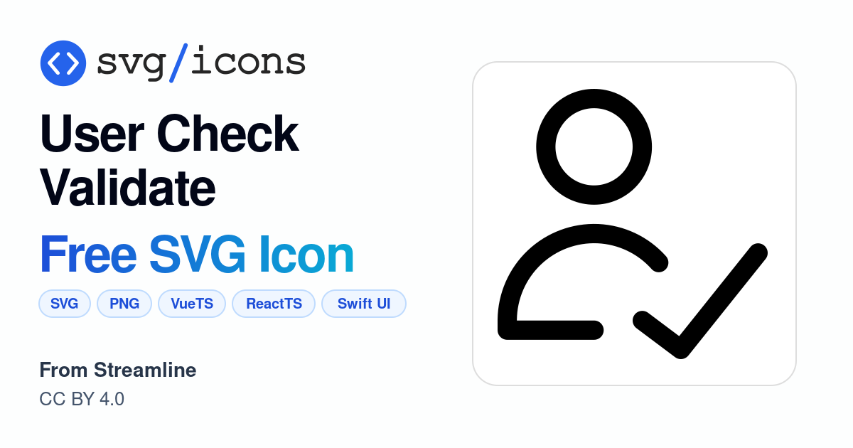 User-check-validate SVG Icon - Free User-check-validate PNG & SVG Download