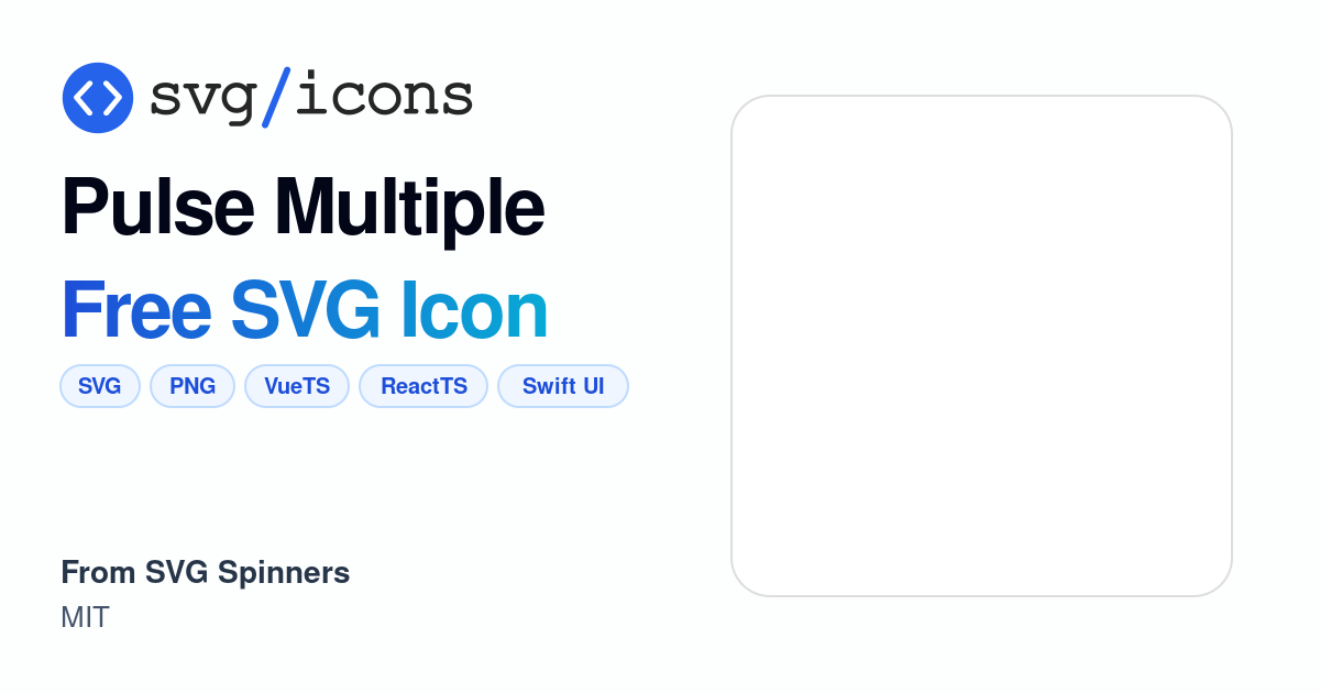 Pulse-multiple SVG Icon - Free Pulse-multiple PNG & SVG Download