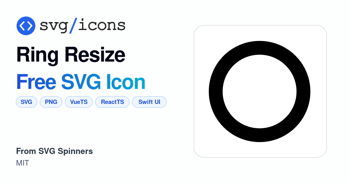 Ring-resize SVG Icon - Free Ring-resize PNG & SVG Download
