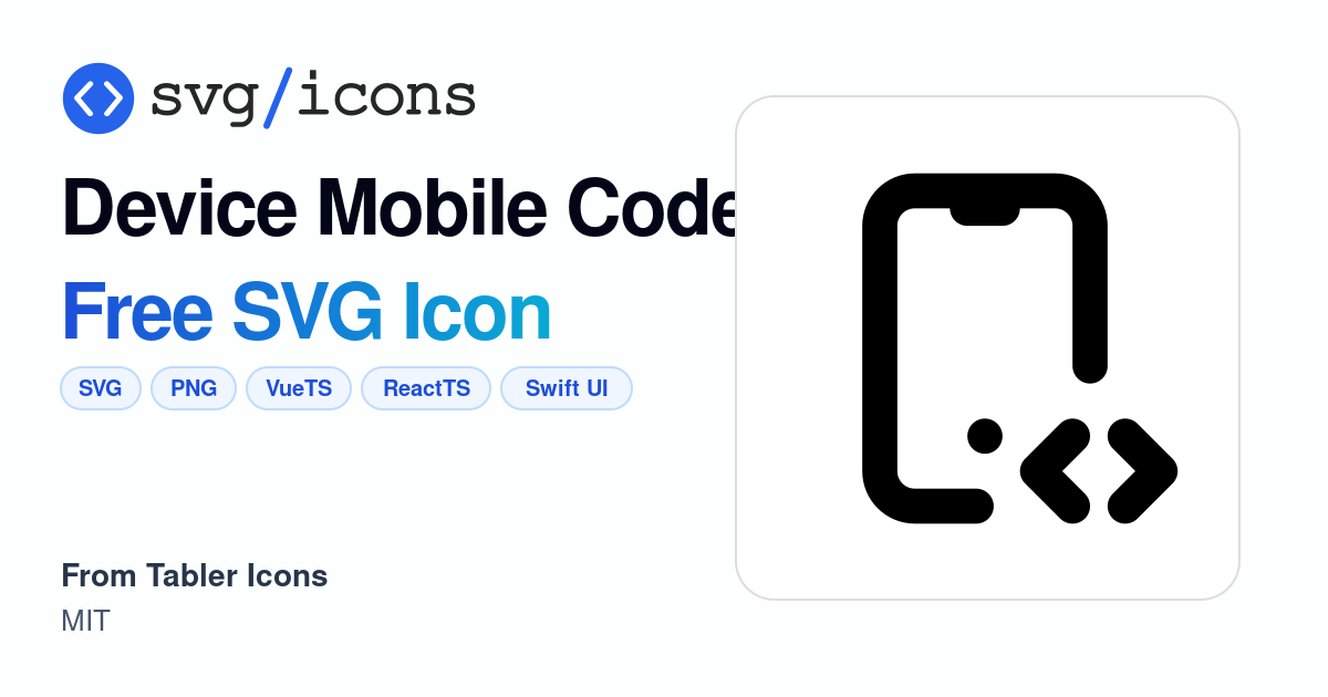 Device-mobile-code SVG Icon - Free Device-mobile-code PNG & SVG Download