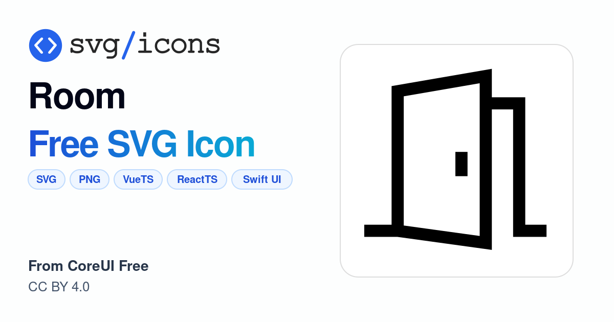 Room SVG Icon - Free Room PNG & SVG Download