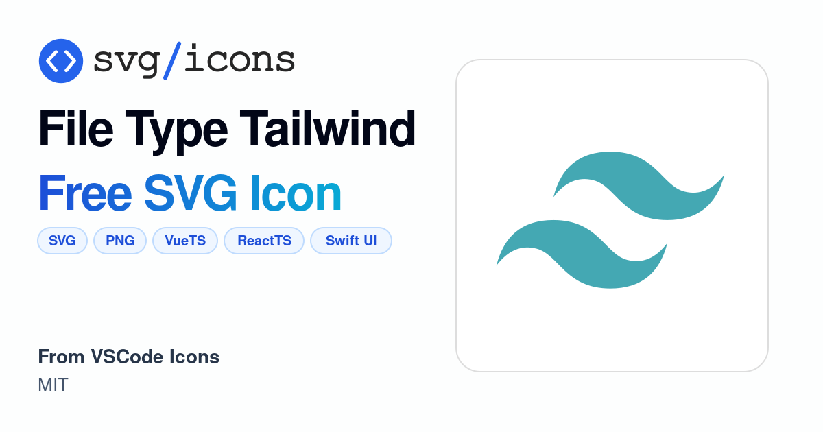 File-type-tailwind SVG Icon - Free File-type-tailwind PNG & SVG Download