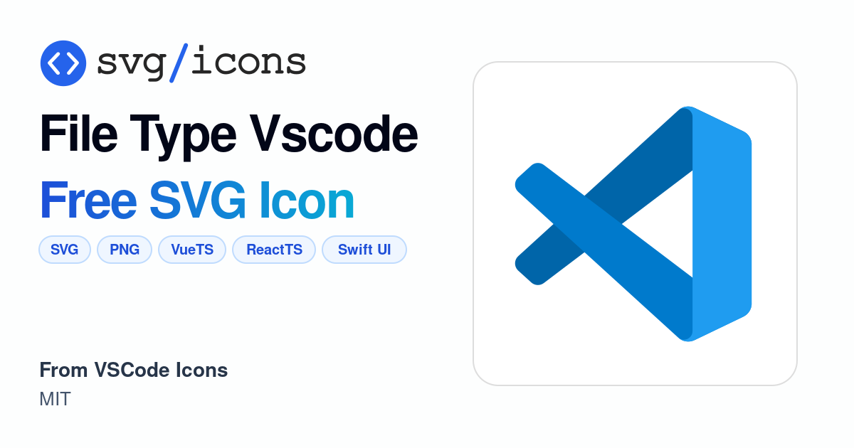 File-type-vscode SVG Icon - Free File-type-vscode PNG & SVG Download