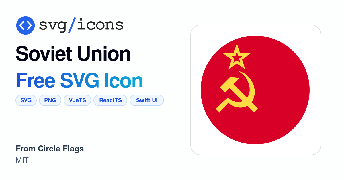 Soviet-union SVG Icon - Free Soviet-union PNG & SVG Download