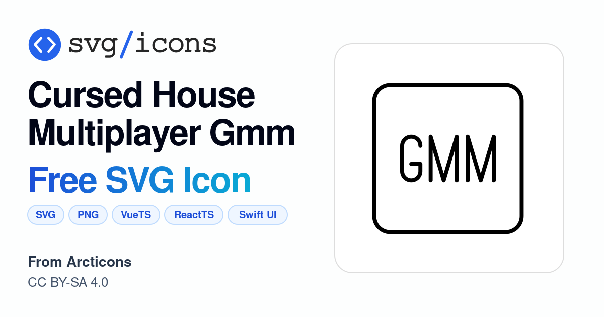Cursed-house-multiplayer-gmm SVG Icon - Free Cursed-house-multiplayer ...