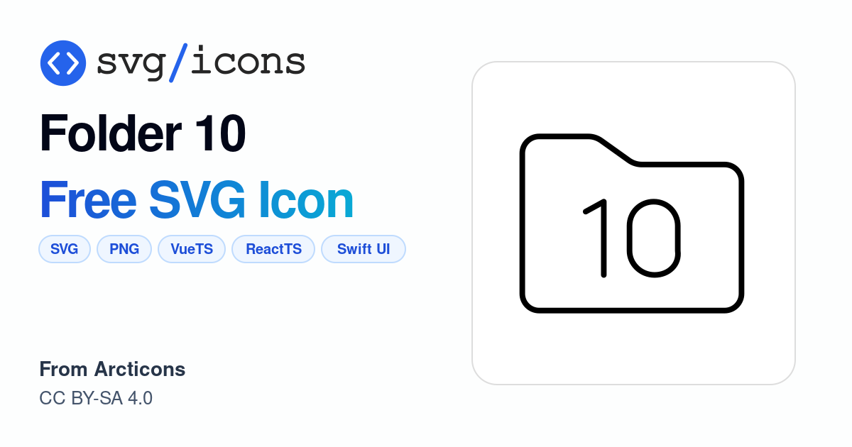 Folder-10 SVG Icon - Free Folder-10 PNG & SVG Download