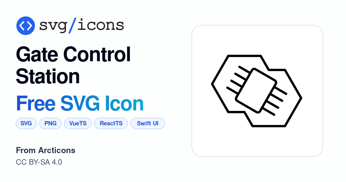 Gate-control-station SVG Icon - Free Gate-control-station PNG & SVG ...