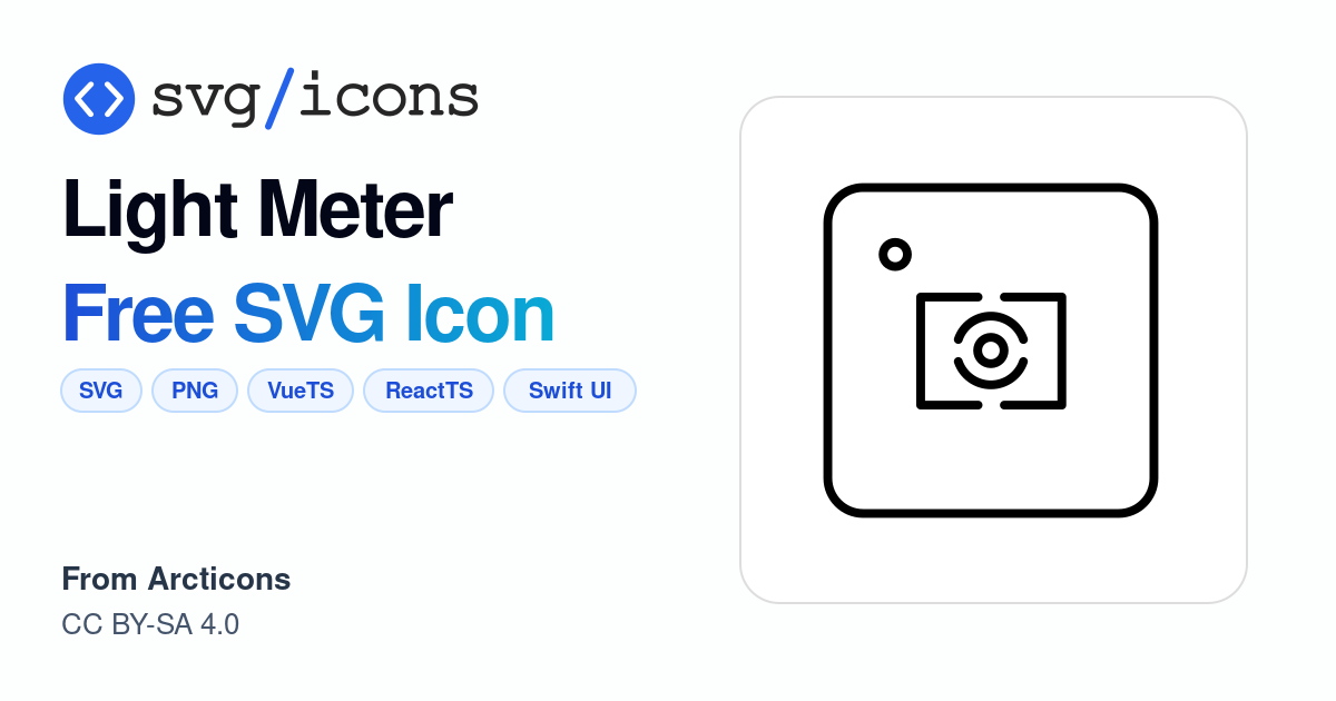Light-meter SVG Icon - Free Light-meter PNG & SVG Download