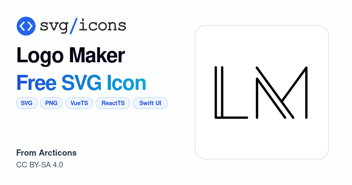 Logo-maker SVG Icon - Free Logo-maker PNG & SVG Download