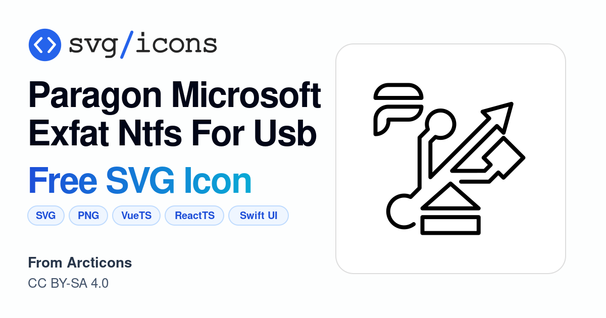 Paragon-microsoft-exfat-ntfs-for-usb SVG Icon - Free Paragon-microsoft ...
