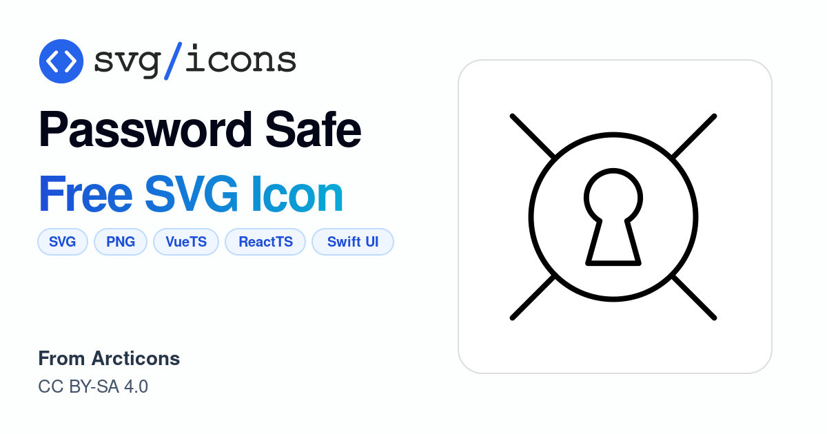 Password-safe SVG Icon - Free Password-safe PNG & SVG Download