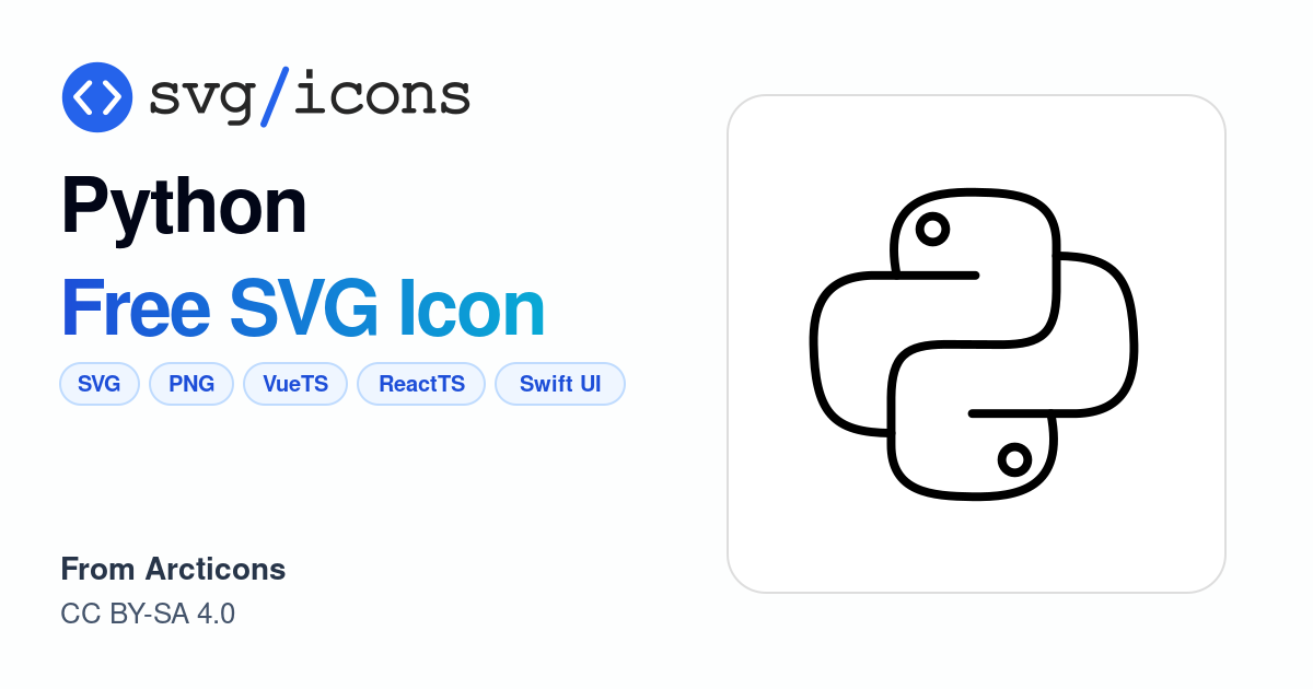 Python SVG Icon - Free Python PNG & SVG Download
