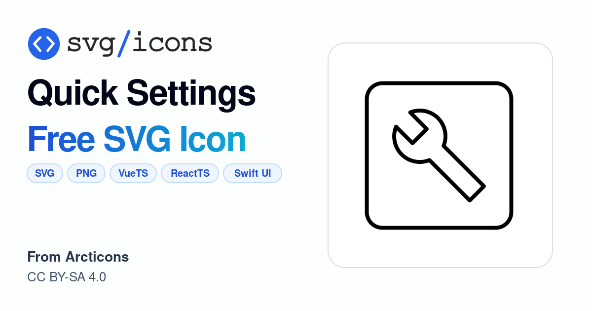 Quick-settings SVG Icon - Free Quick-settings PNG & SVG Download