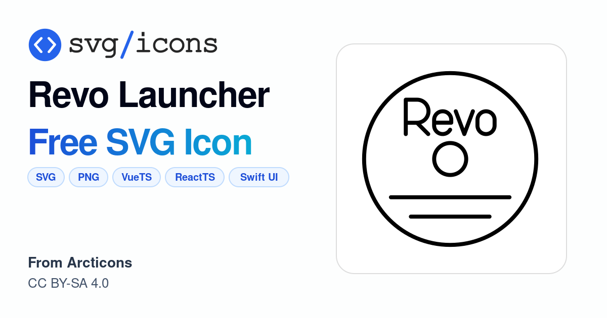 Revo-launcher SVG Icon - Free Revo-launcher PNG & SVG Download