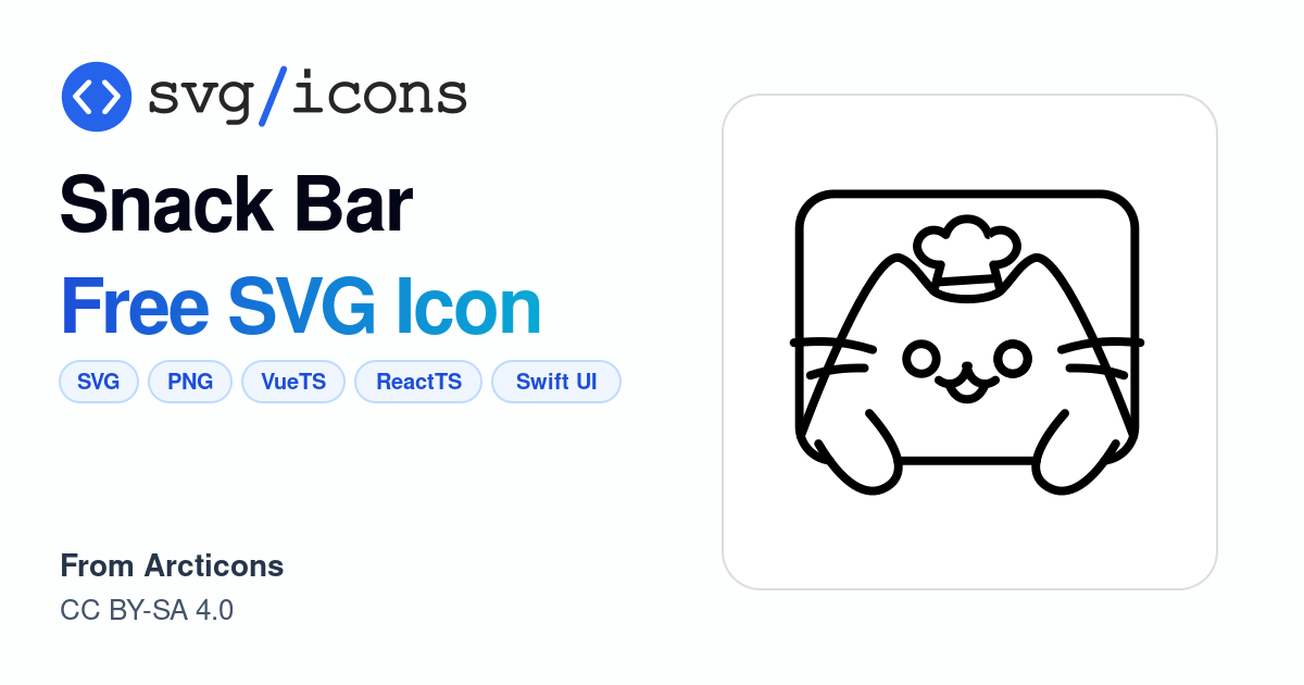 Snack-bar SVG Icon - Free Snack-bar PNG & SVG Download