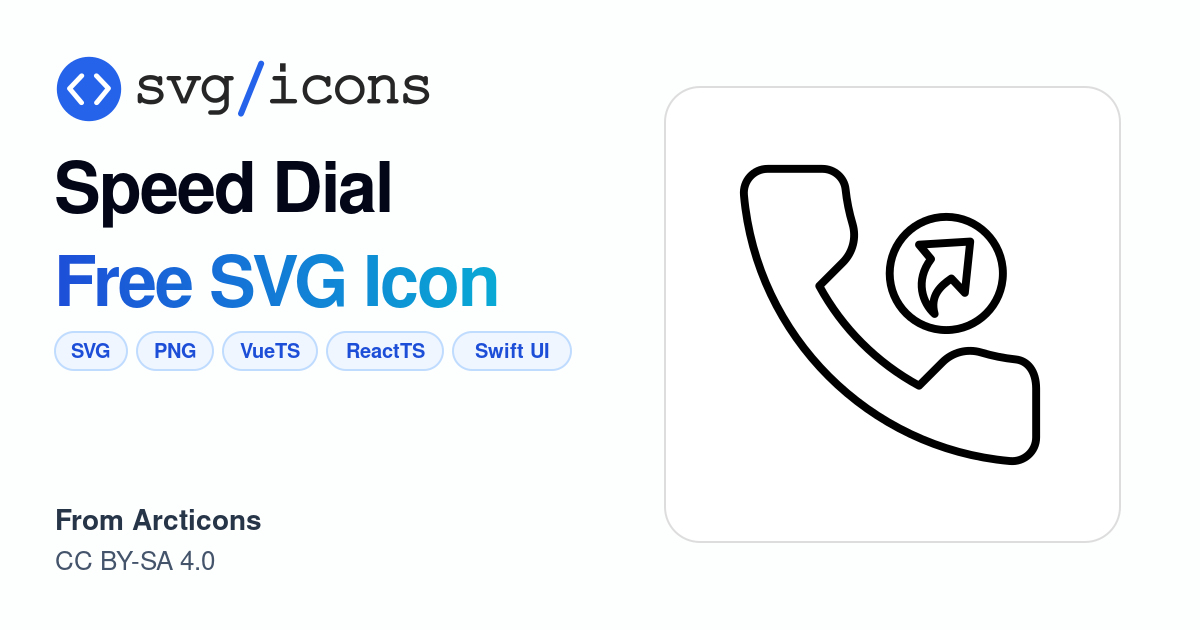 Speed-dial SVG Icon - Free Speed-dial PNG & SVG Download