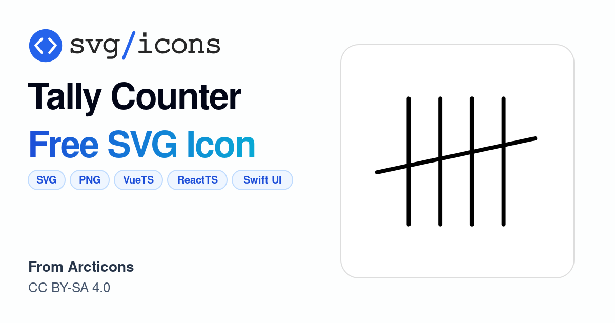 Tally-counter SVG Icon - Free Tally-counter PNG & SVG Download