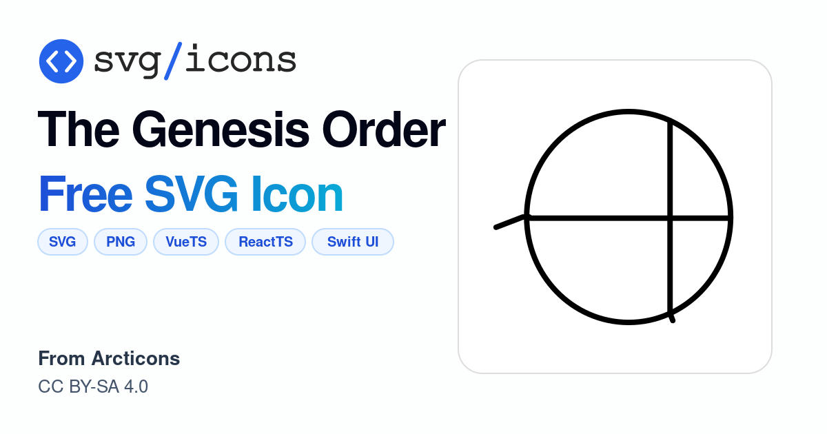 The-genesis-order SVG Icon - Free The-genesis-order PNG & SVG Download