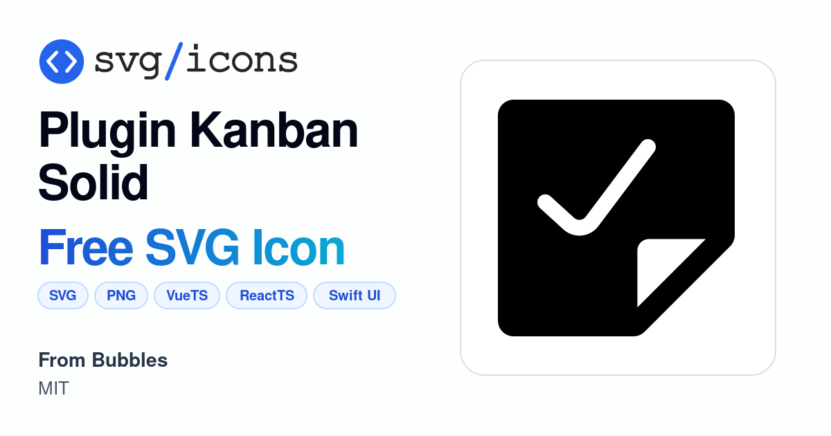 Plugin-kanban-solid SVG Icon - Free Plugin-kanban-solid PNG & SVG Download
