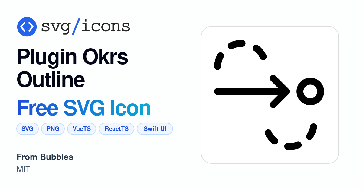 Plugin-okrs-outline SVG Icon - Free Plugin-okrs-outline PNG & SVG Download