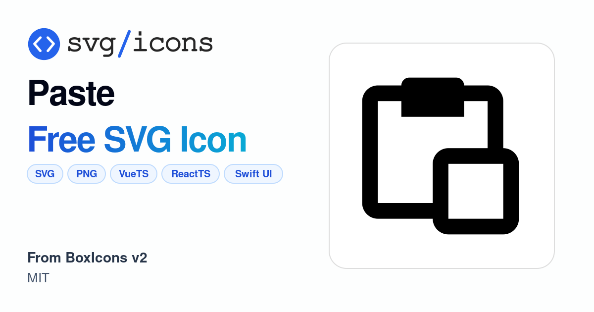 Paste SVG Icon - Free Paste PNG & SVG Download