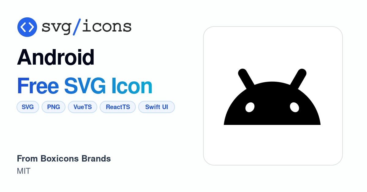 Android SVG Icon - Free Android PNG & SVG Download