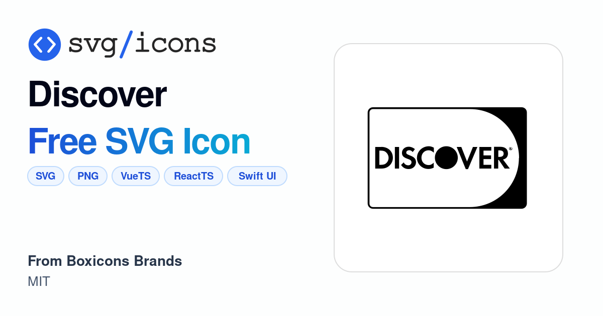 Discover SVG Icon - Free Discover PNG & SVG Download