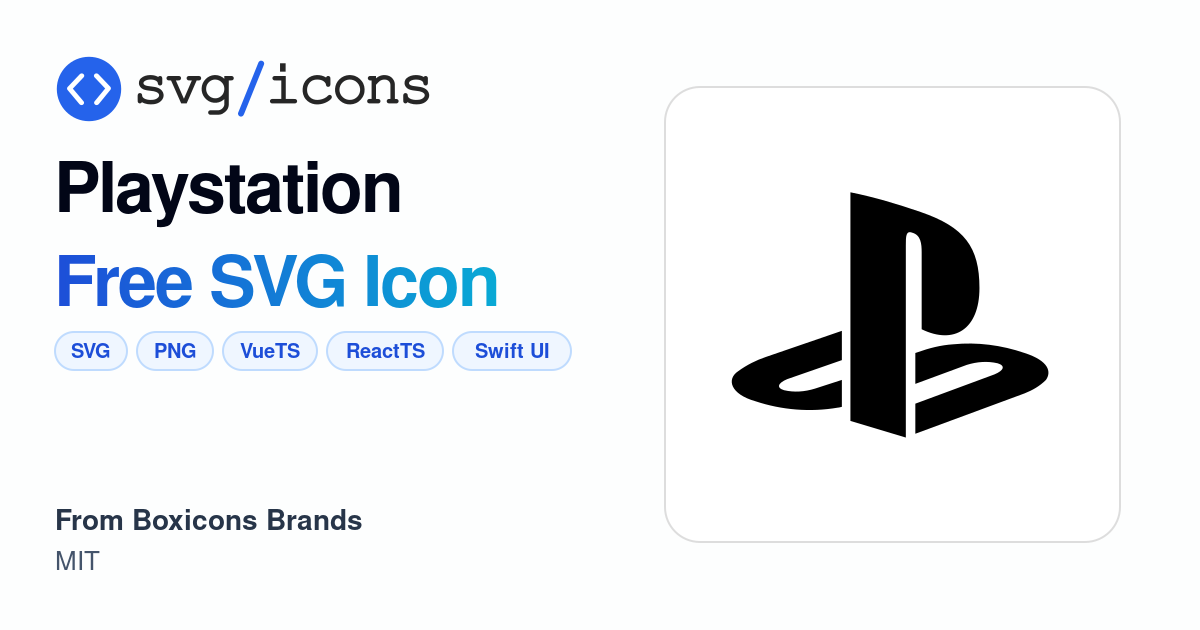 Playstation SVG Icon - Free Playstation PNG & SVG Download
