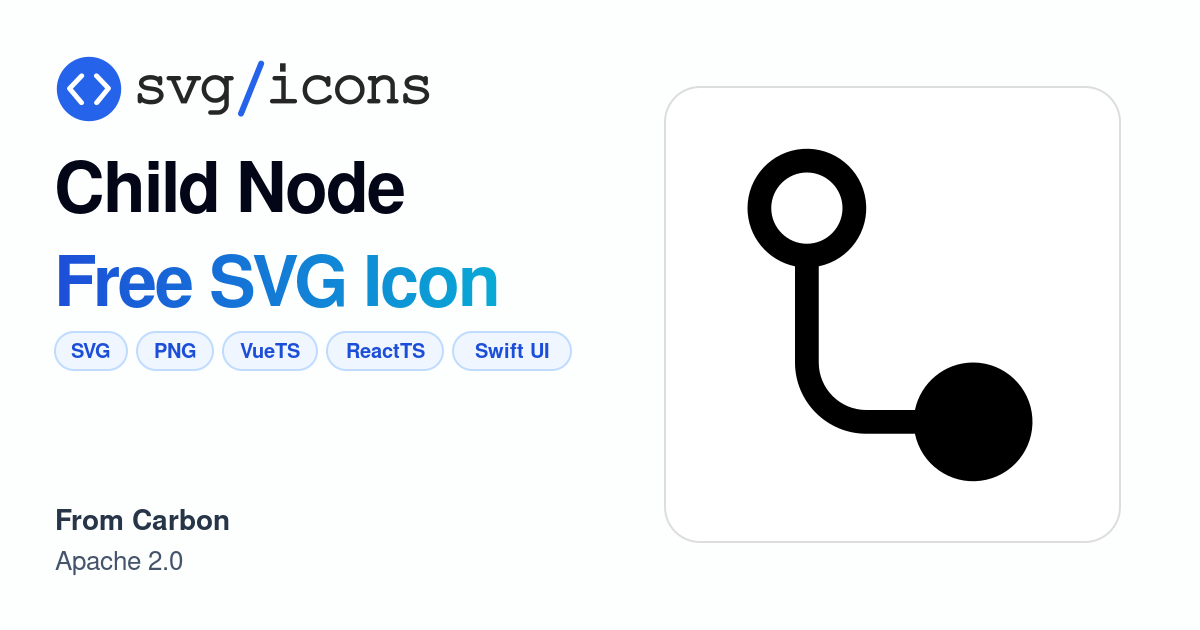 Child-node SVG Icon - Free Child-node PNG & SVG Download